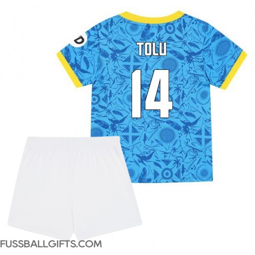 Wolves Tolu Arokodare #14 Fußballbekleidung 3rd trikot Kinder 2025-26 Kurzarm (+ kurze hosen)